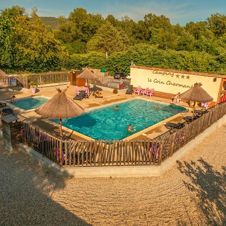 Camping Le Coin Charmant Chauzon Bagian luar foto