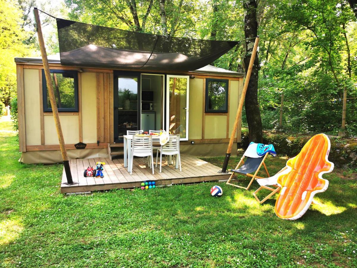 Camping Le Coin Charmant Chauzon Bagian luar foto