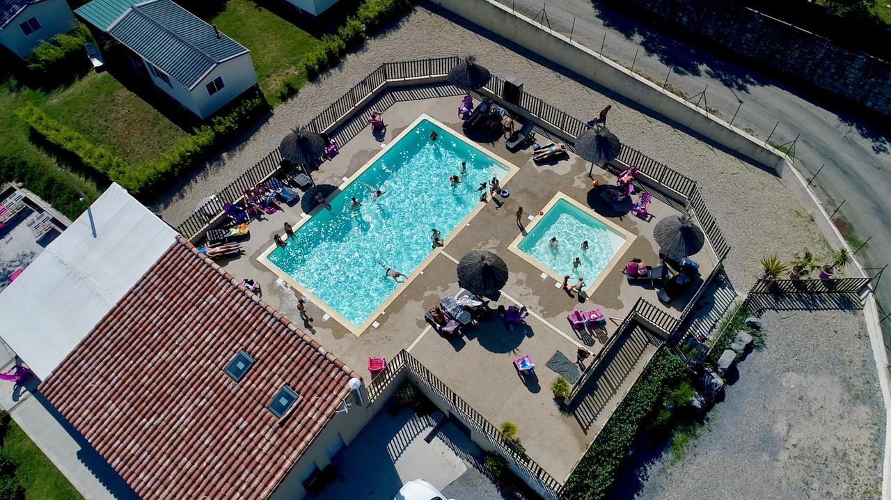 Camping Le Coin Charmant Chauzon Bagian luar foto