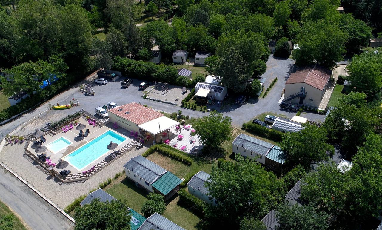 Camping Le Coin Charmant Chauzon Bagian luar foto